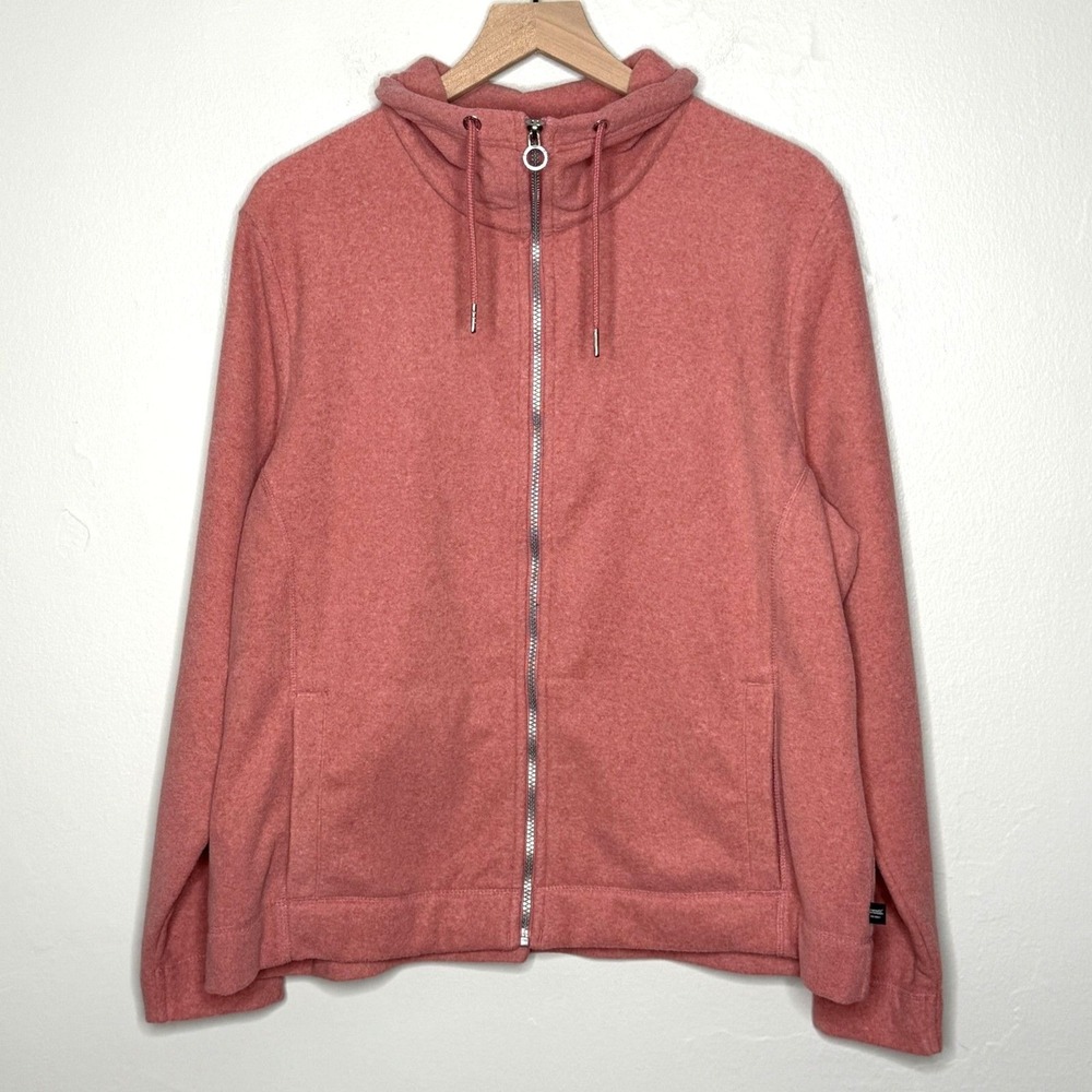 Regatta Great‎ Outdoors Womens Fleece Jacket 16 Red Quarter Zip Hiking Camping